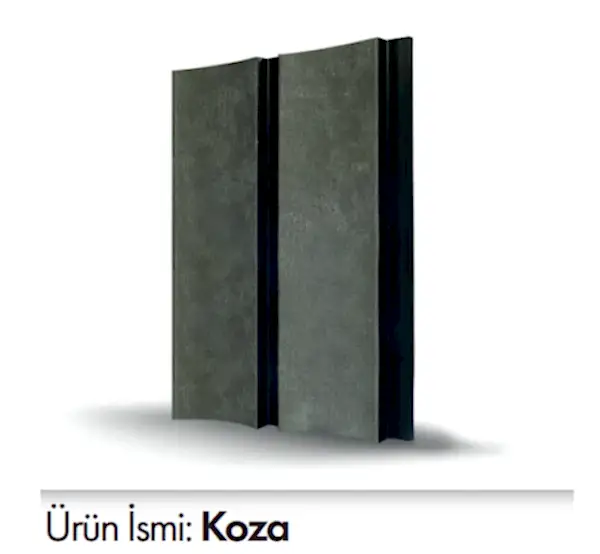 KOZA ANTRASİT DUVAR PANELİ 12*280CM