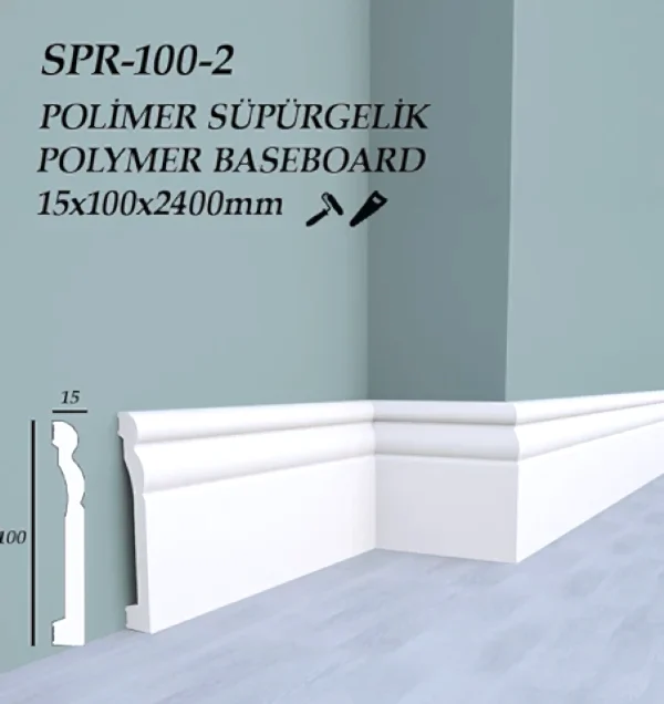 10 CM POLİMER SÜPÜRGELİK