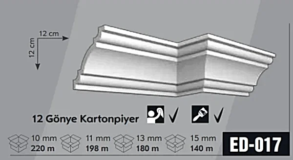KARTONPİYER 12 LİK