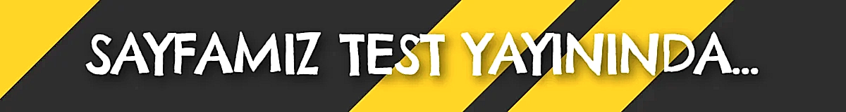 SAYFAMIZ SİZİN İÇİN HAZIRLANIYOR